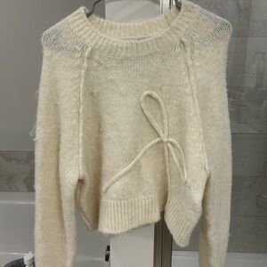 American Eagle Bow Sweater - M